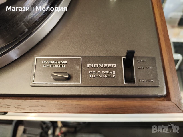 Грамофон Pioneer PL-120 с чисто нова игла! В отлично техническо и визуално състояние., снимка 15 - Грамофони - 51377185