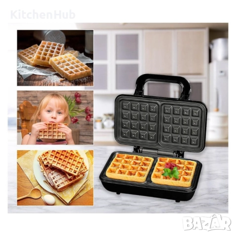 Уред за гофрети с мощност 700W, незалепваща повърхност, защита от изтичане FIRST, снимка 6 - Гофретници - 52382033