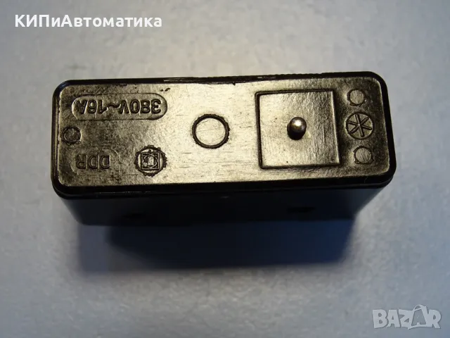 микроизключвател VEB Robotron typ A1 micro switch 380VAC 16А, снимка 3 - Резервни части за машини - 47677403