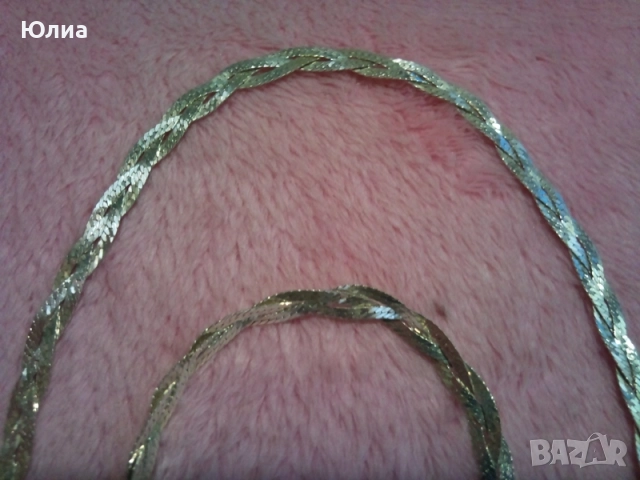 925 к-т плетеница, снимка 12 - Колиета, медальони, синджири - 52208436