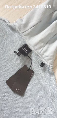 Armani Exchange A/X Milano Cotton  Oversize Mens Size S / M НОВО! ОРИГИНАЛ! Мъжкo Худи!, снимка 3 - Спортни дрехи, екипи - 52350657