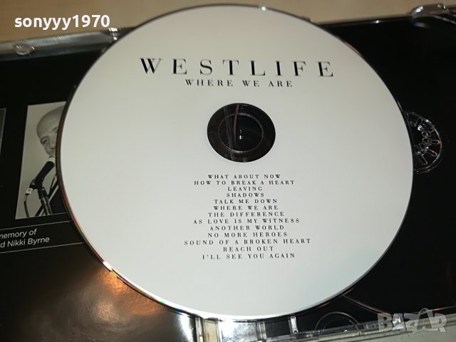 WESTLIFE-ORIGINAL CD 1603231347, снимка 12 - CD дискове - 40021371