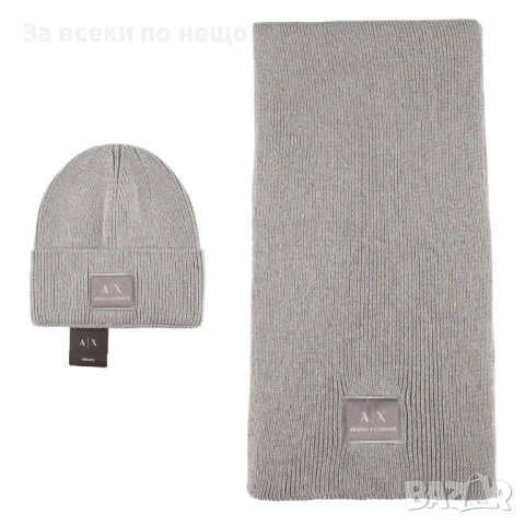 Armani Exchange Комплект Зимен Шал И Зимна Шапка - Налични Различни Цветове Код SK434, снимка 3 - Шапки - 53027599