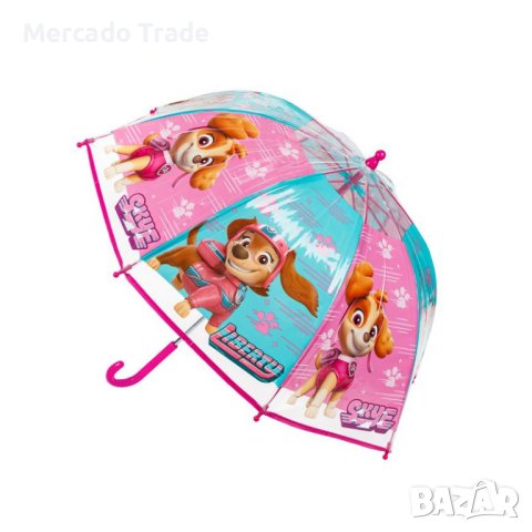 Чадър Mercado Trade, За момиче, Paw Patrol Skye, Розов