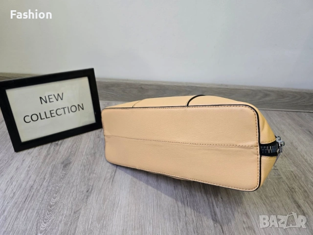 Нова дамска чанта в жълт цвят на MARIA C.+ дълга дръжка, снимка 5 - Чанти - 53159056