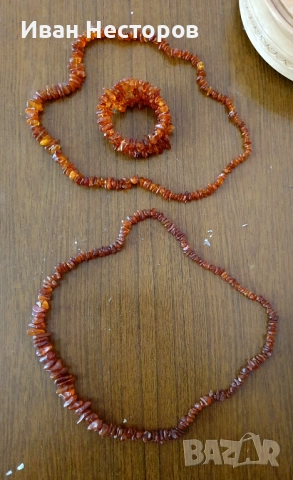 Бижута от кехлибар 