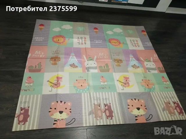 Сгъваема постелка за игра за дете/бебе