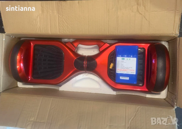 Ховърборд, 36 V, 2 Ah, 12 км/ч + допълнителна чисто нова батрия, снимка 3 - Скейтборд, ховърборд, уейвборд - 53879092