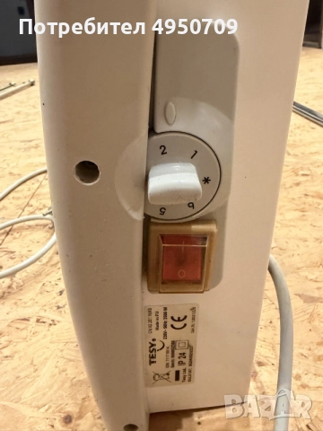 Стенен конвектор Tesy 2500W, снимка 2 - Отоплителни печки - 56092507