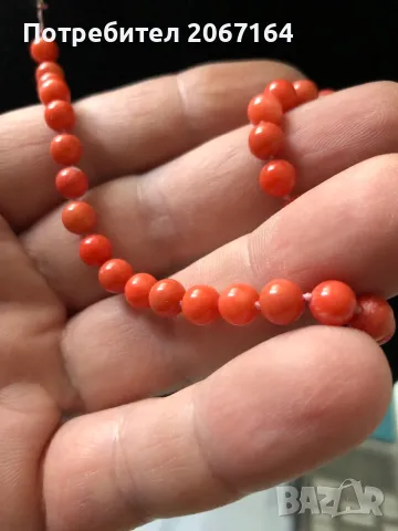 Гердан от естествен корал, снимка 5 - Антикварни и старинни предмети - 47484772