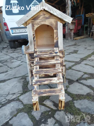 Къща за домашен любимец 🌲 от дърво 🌲, снимка 6 - За кучета - 48088719