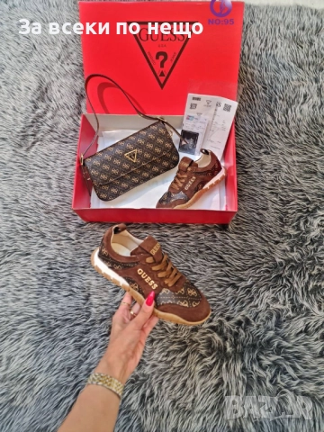 Guess Дамски Маратонки🔝Дамски Спортни Обувки Гес - Налични Различни Цветове Код SK204, снимка 3 - Маратонки - 52531547