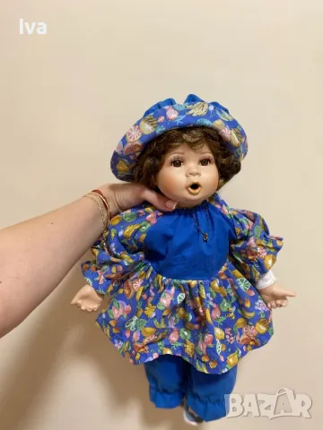 Порцеланова винтидж кукла Corolle, снимка 2 - Други ценни предмети - 48572577