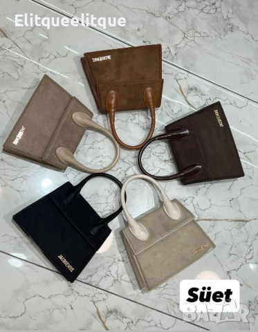 чанти JACQUEMUS - Le Chiquito Noeud 15 x 20 cm 💫💫💫 , снимка 10 - Чанти - 52225588