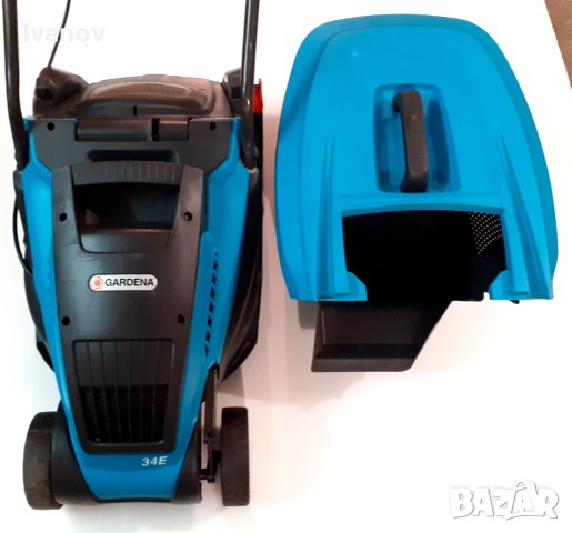 GARDENA PowerMax 34 E електрическа косачка, снимка 2 - Градинска техника - 44501388