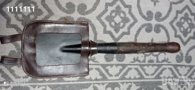 военна лопатка с чохъл, снимка 3 - Антикварни и старинни предмети - 52314198