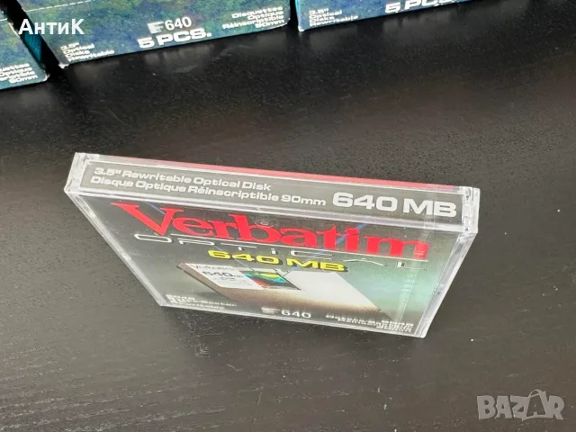 Флопи Диск Verbatim Optical 640MB 3.5” MO Дискета, снимка 4 - Други - 55797343