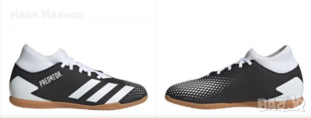  обувки за закрито   adidas Predator 20.4 IIC Indoor номер 41,5-42,5, снимка 4 - Футбол - 37659649