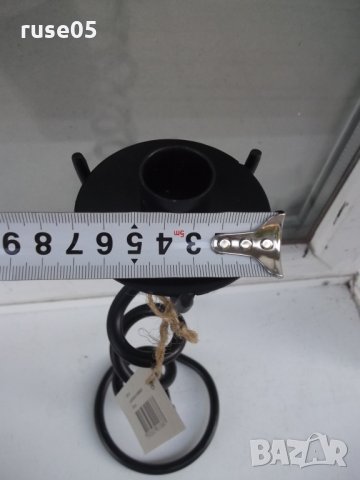 Свещник метален за една свещ, снимка 8 - Други ценни предмети - 30293871