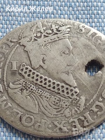 Сребърна монета 16 гроша 1623г. Сигизмунд трети Данциг 5184, снимка 2 - Нумизматика и бонистика - 42891117