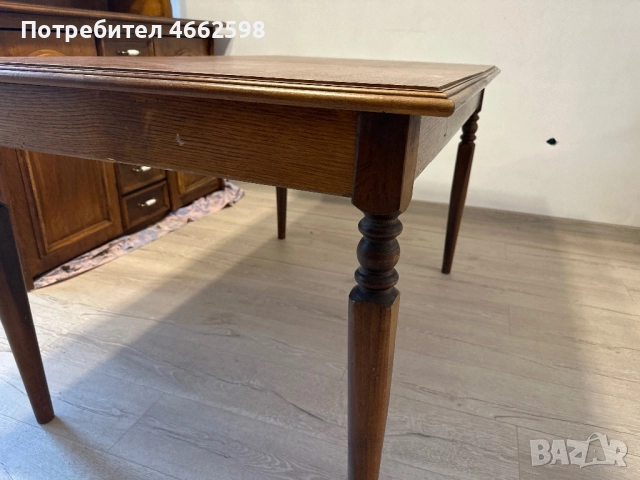 Ретро разтегателна маса, снимка 3 - Маси - 52564694