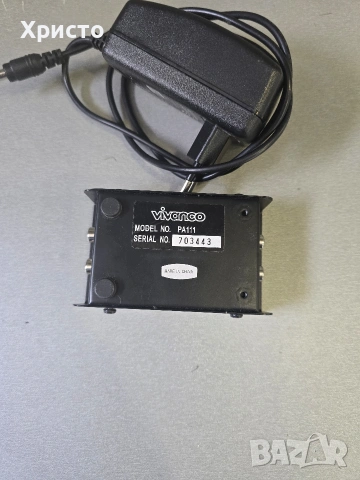 Vivanco pa 111 mm Riaa грамофонен предусилвател, снимка 2 - Грамофони - 54281141