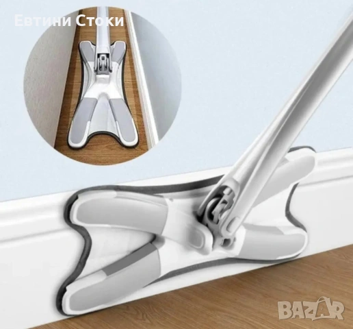 Моп с микрофибърна подложка за бързо и ефективно почистване, снимка 16 - Мопове, кофи, четки и метли - 53059389