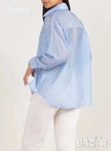 Коприна! Елегантна риза , нежно копринена материя, стандарт, снимка 4 - Ризи - 54035413