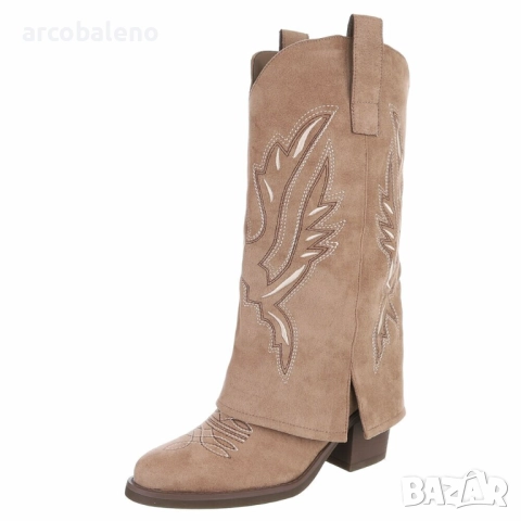 Дамски уестърн и байкерски ботуши, 3цвята , снимка 3 - Дамски ботуши - 52263399