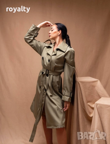 Дълго Дамско Палто , снимка 2 - Палта, манта - 52886113