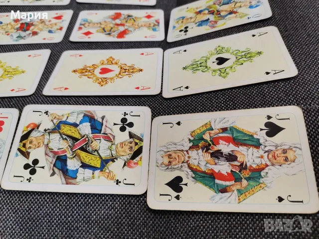 Eмблематични карти „Coeur Rokoko No. 160“ ГДР, снимка 2 - Колекции - 55746896