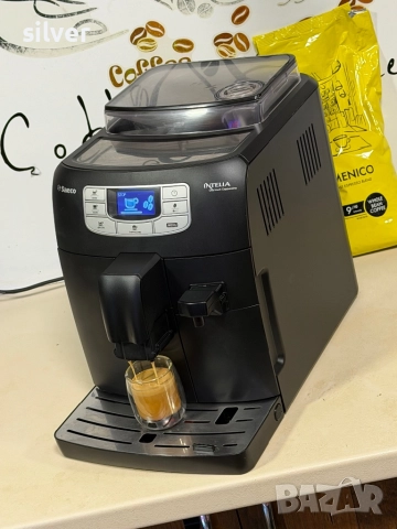 Кафемашина кафе автомат Saeco intelia one с гаранция, снимка 5 - Кафемашини - 52183146