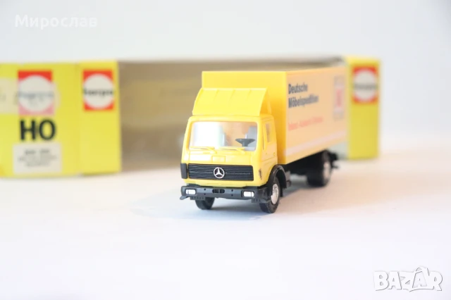 HERPA H0 1/87 MERCEDES BENZ КАМИОН МОДЕЛ КОЛИЧКА, снимка 4 - Колекции - 50523775