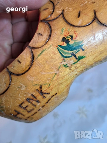 винтидж холандски дървени обувки сабо 32/2, снимка 5 - Антикварни и старинни предмети - 53081878