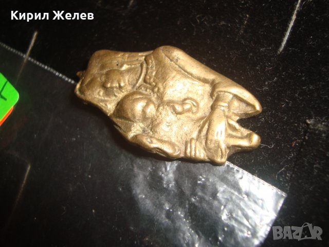 БРОНЗОВА СТАРИННА ИКОНА МАЙСТОРСКА ОТЛИВКА 11009, снимка 6 - Колекции - 30276089