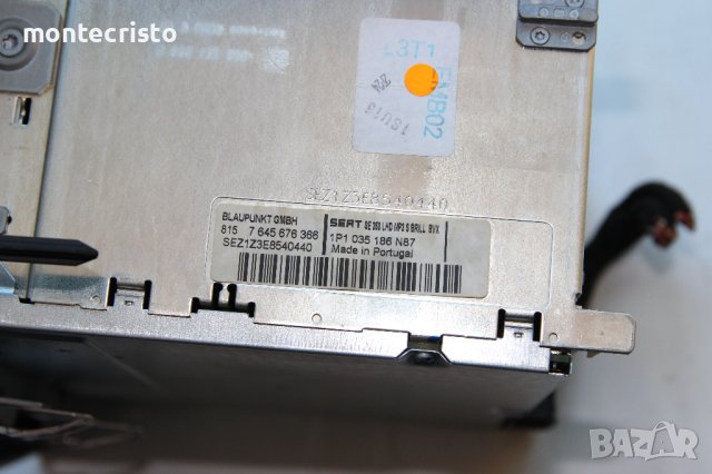 CD MP3 RADIO Seat Leon 1P (2005-2009г.) 1P1035186 / 1P1035186N87 / 1P1 035 186 N87 касетофон, снимка 5 - Аксесоари и консумативи - 40270405