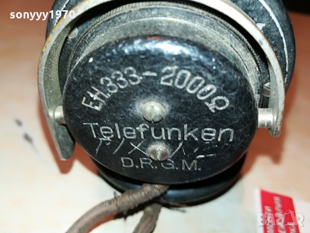 telefunken germany-слушалките на хитлер 0308210944, снимка 7 - Слушалки и портативни колонки - 33707201