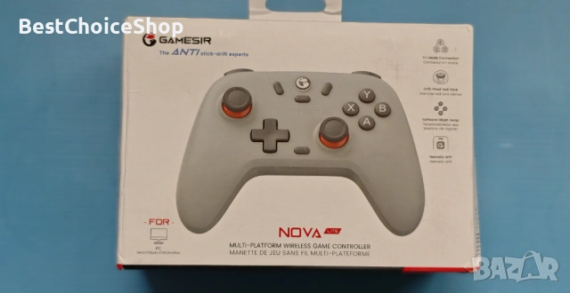 Безжичен контролер GameSir Nova Lite 2.4G Bluetooth Hall Effect спусъци турбо, снимка 3 - Джойстици и геймпадове - 54090568