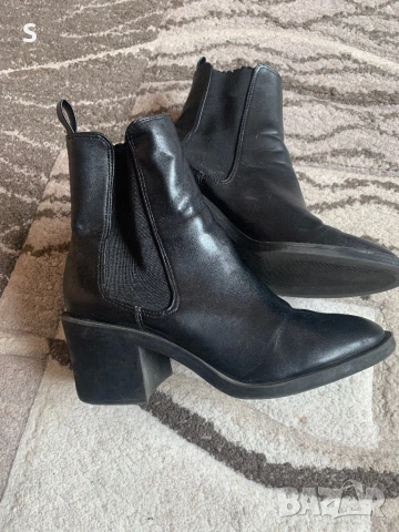 Кожени Боти  H&M 38номер , снимка 3 - Дамски боти - 53946825