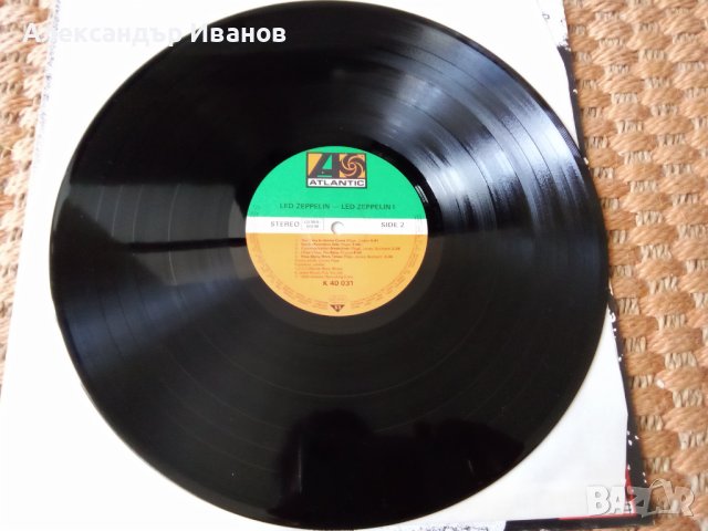 Стара грамофонна плоча Led Zeppelin 1969 г., снимка 6 - Грамофонни плочи - 42888990