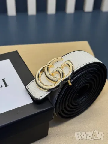колани от естествена кожа в кутия gucci 3см, снимка 5 - Колани - 50406919