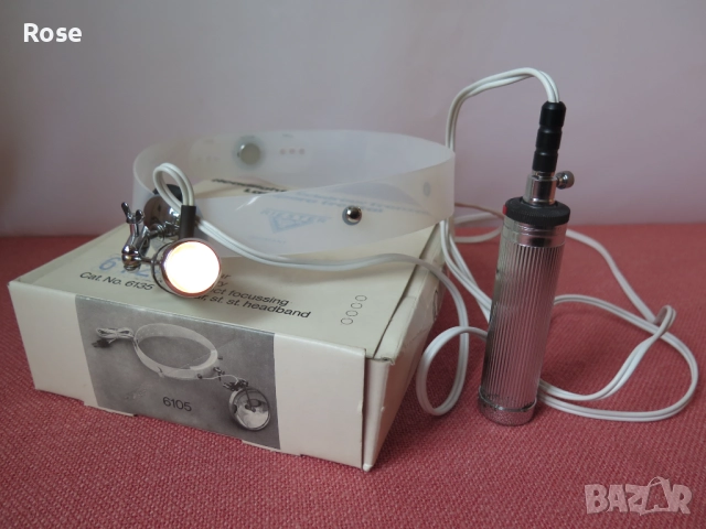 RIESTER  HEADLINGHT -Стар медицински челник, снимка 7 - Медицинска апаратура - 52196976