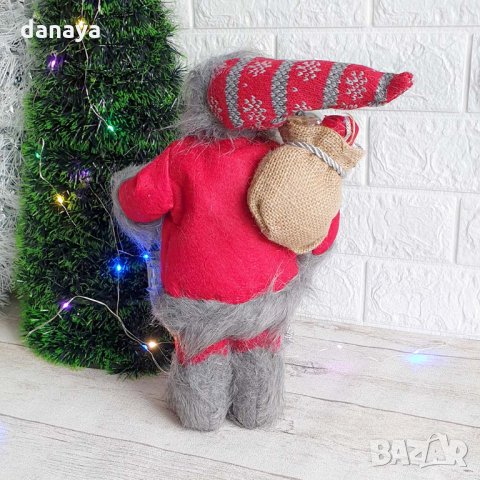 2593 Декоративна коледна фигура Дядо Коледа, 30см, снимка 9 - Декорация за дома - 35415479