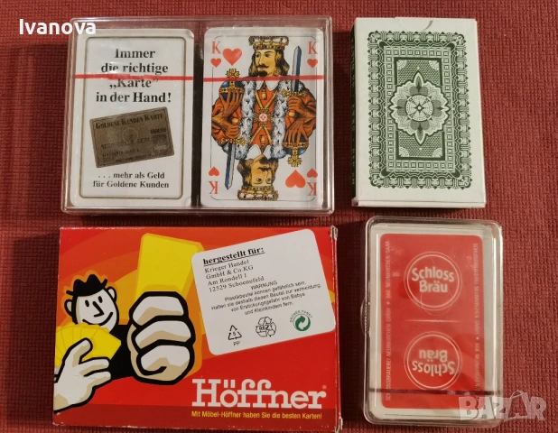 Лот немски карти за белот, покер и др