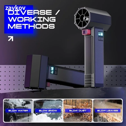 TurboZap Голям автомобилен изсушител за въздух и турбо вентилатор | 750W 3.6LB, снимка 6 - Друга електроника - 53180411