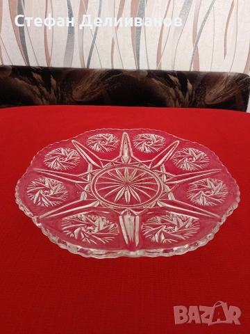 масивна кристална купа , снимка 3 - Аксесоари за кухня - 53984388