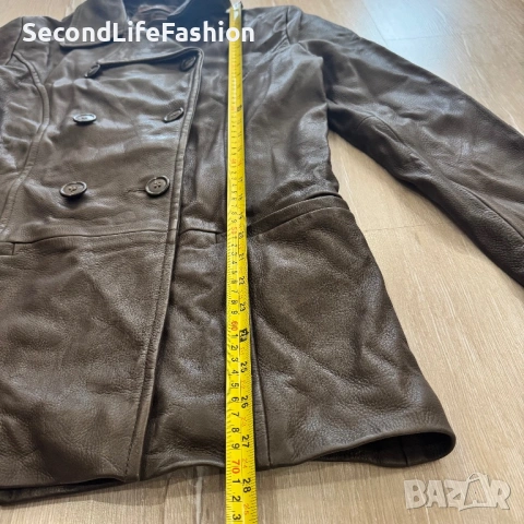 Дамско кожено яке Golden Bear San Francisco с двойно закопчаване, размер M, произведено в САЩ, снимка 3 - Якета - 53381671