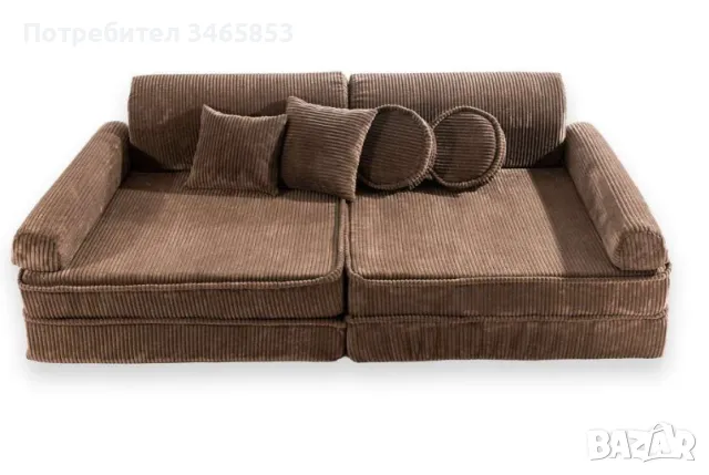 Диван за детска стая 160x80cм. - Диван за игра за деца, Montessori Детски диван с функция сън , снимка 3 - Мебели за детската стая - 49186203