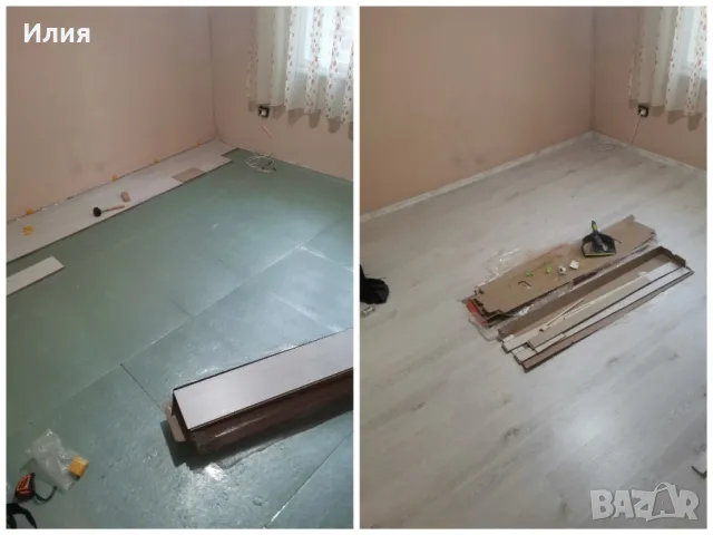 Монтаж на ламиниран паркет , снимка 4 - Монтажи - 47136972