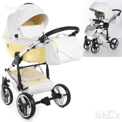Бебешка количка Junama Candy 2в1, 3в1 НОВА, снимка 4 - Детски колички - 42082073